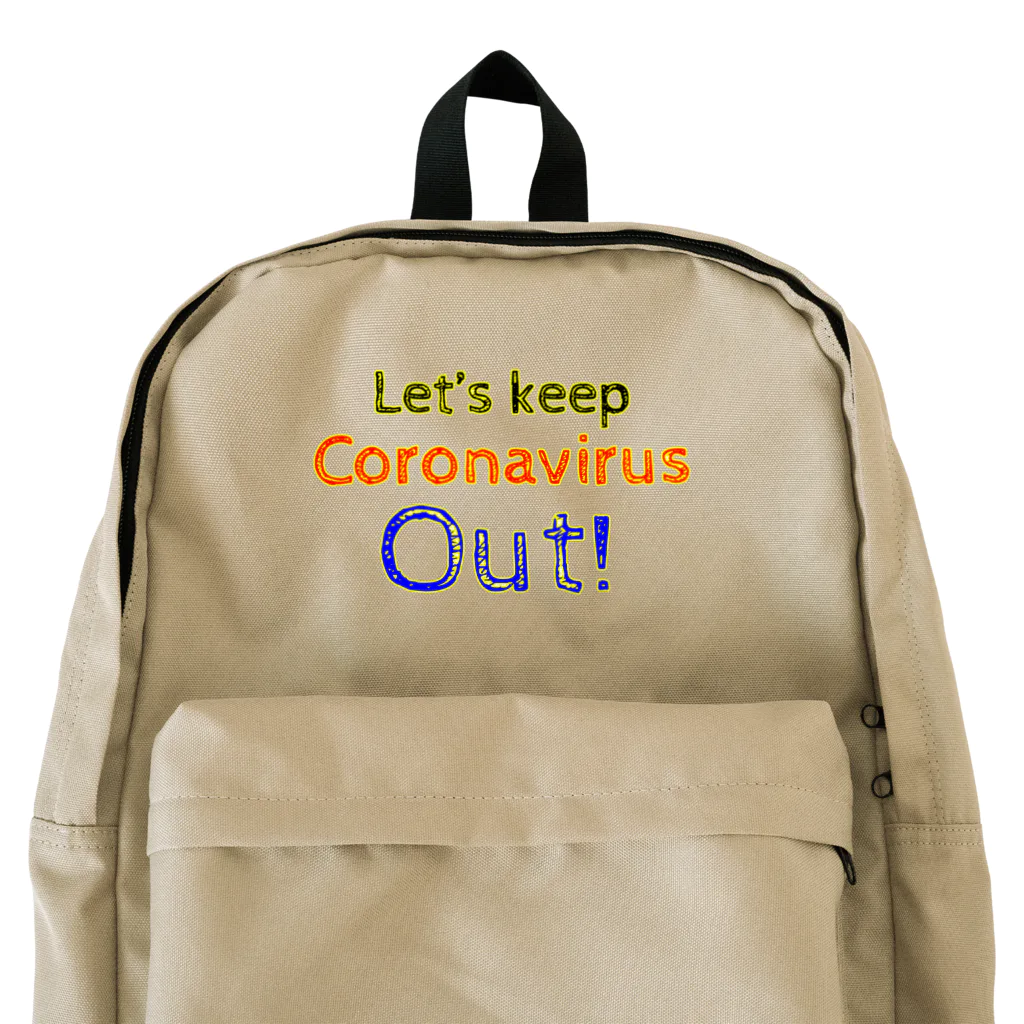 LalaHangeulのStop COVID-19 ~英語バージョン~ Backpack