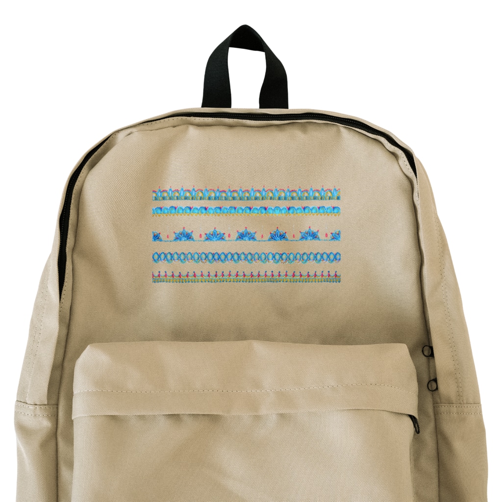 ネルネルテルネのナマステ刺繍 ✺ ホワイト Backpack