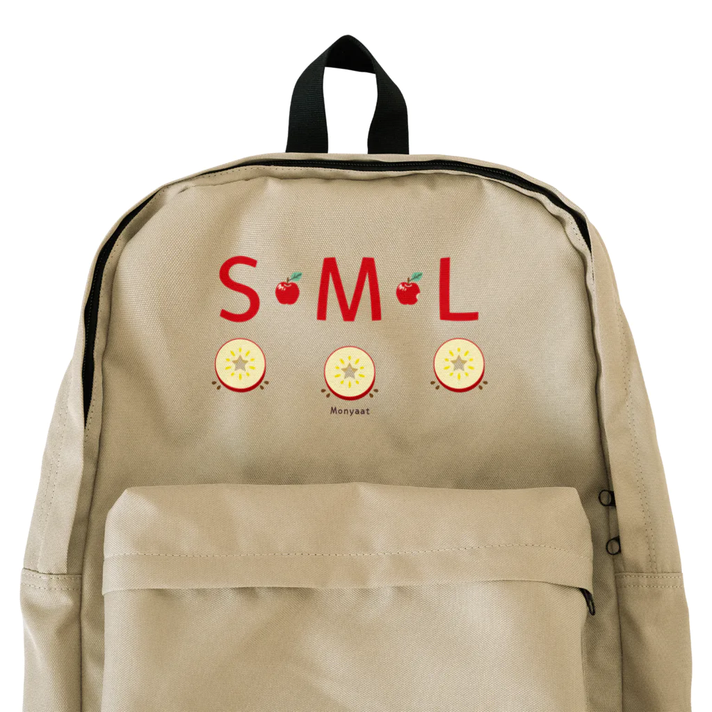 イラスト MONYAAT のML002 SMLTシャツのりんごすたぁ*輪切りのリンゴ Backpack
