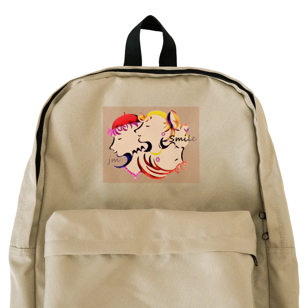 ヒーリングスマイルのsmilesmilesmile Backpack