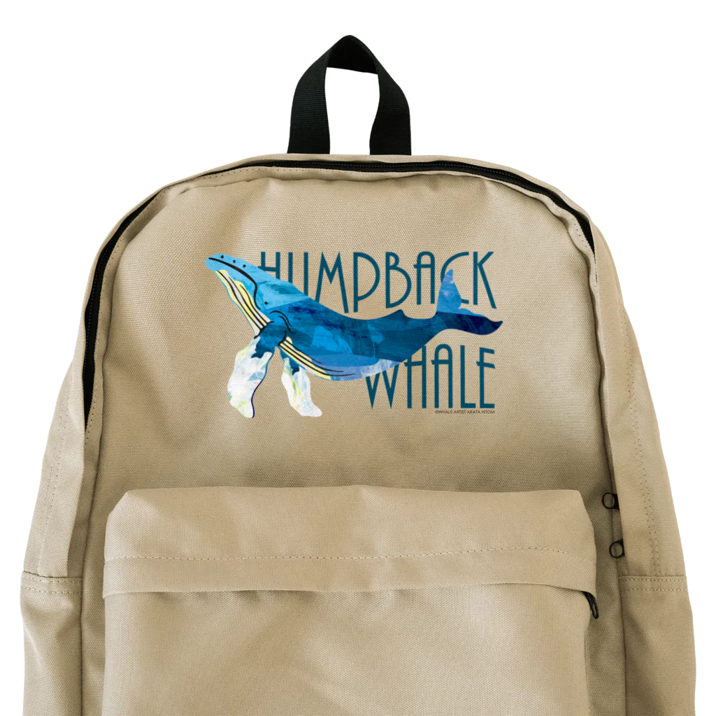 クジラの雑貨屋さん。のザトウクジラ Backpack