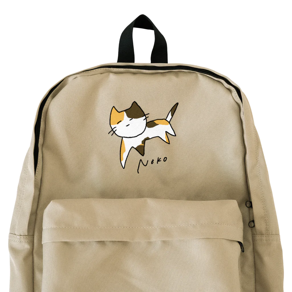 しの田サバニレの右前足が突き刺さるNeko-色淡大- Backpack