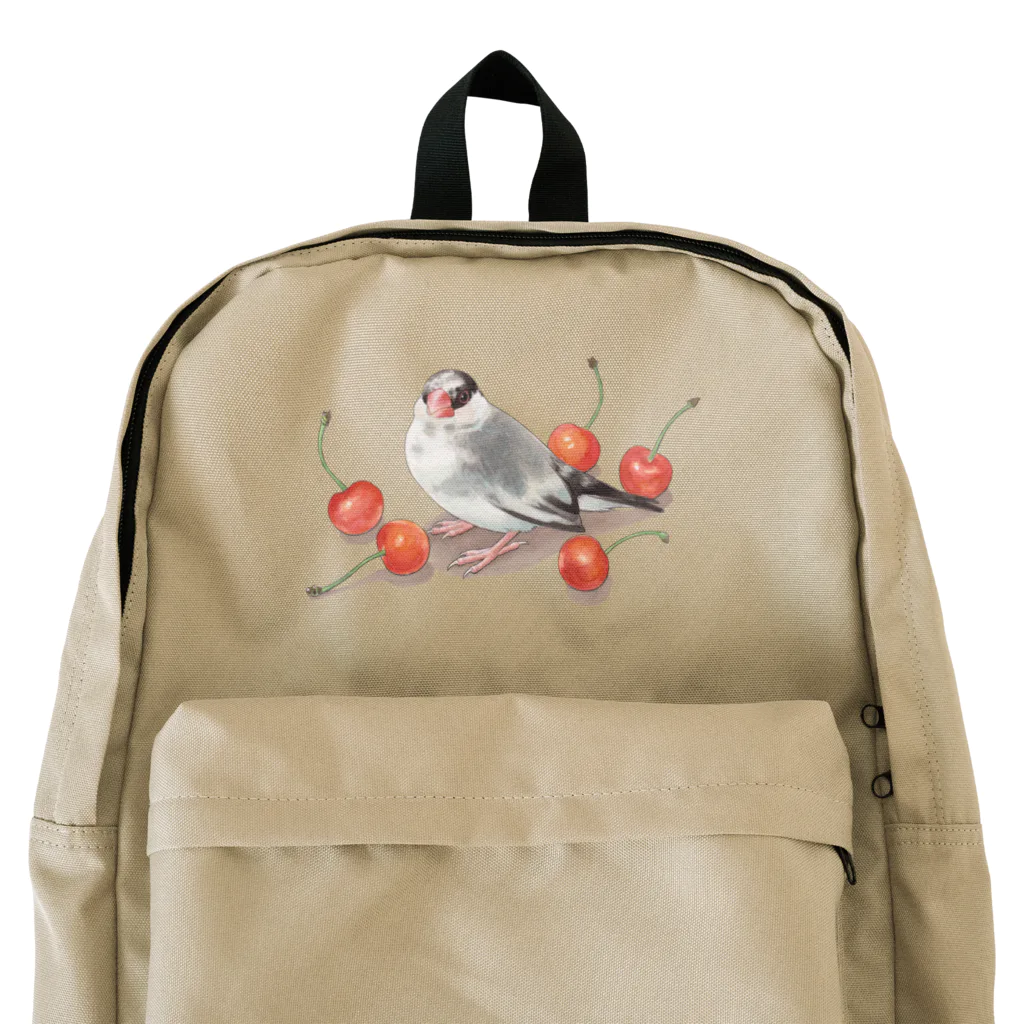 TeaDrop.Cの文鳥とサクランボ Backpack