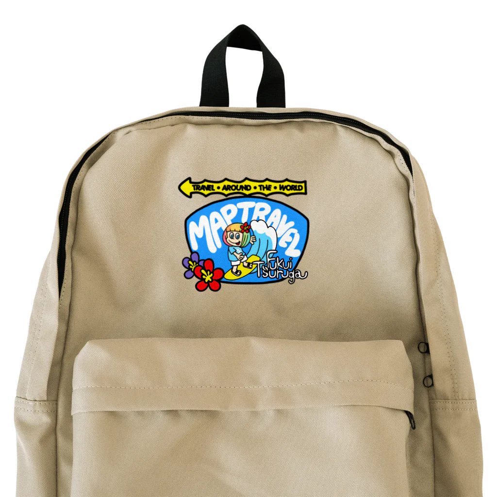 ハワイが大好きな女の子『HENOHENO MAPPY』のマップトラベルスタッフ着用リュック(ハワイを愛するあなたへ) Backpack