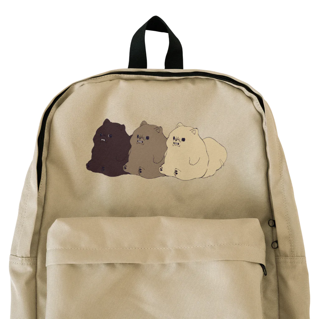 もびのPOMEラニアン　カフェラテの姿 Backpack