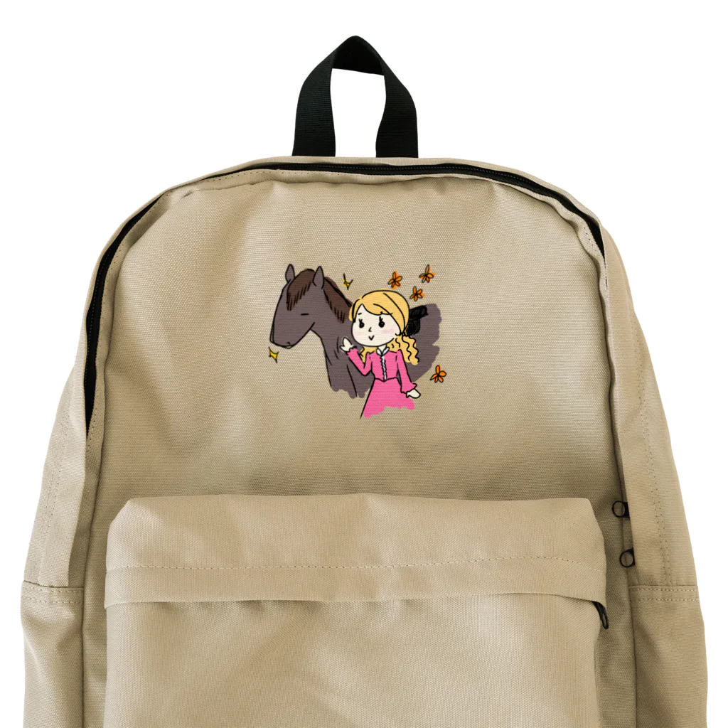 Andiamoの趣味は乗馬ですの Backpack