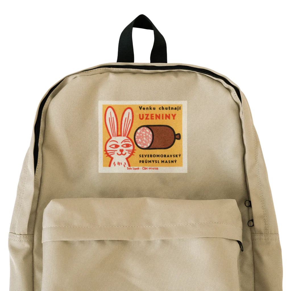 YS VINTAGE WORKSのチェコ　ウサギとソーセージ Backpack