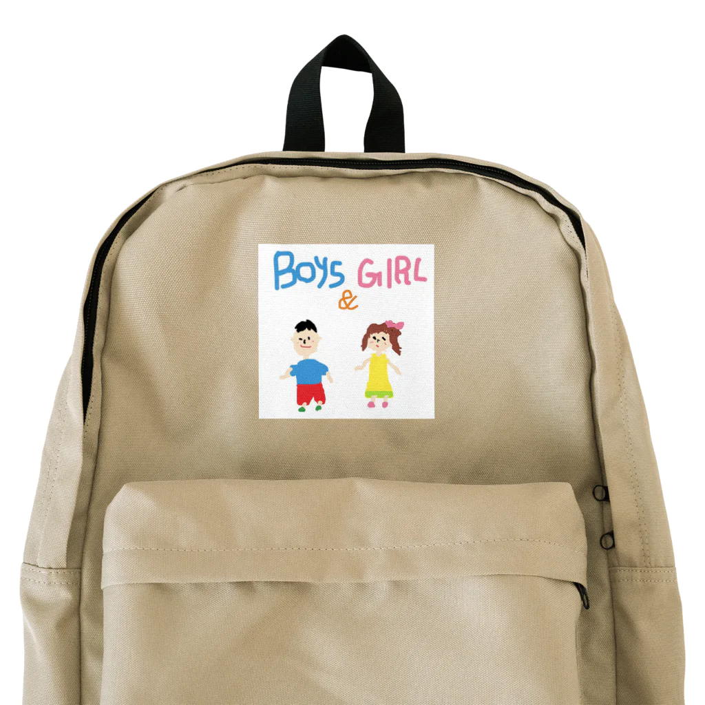 絵が下手な人。のBoys & Girls Backpack