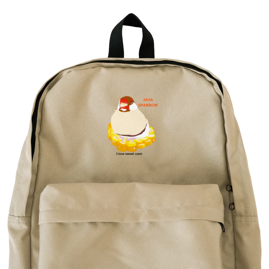 KINAKOLab@SUZURIのトウモロコシ大好き文鳥 Backpack