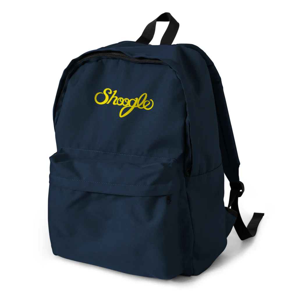 週刊少年ライジングサンズのShoogle(シューグル・週グル・週刊少年グルメ)ロゴ イエロー Backpack