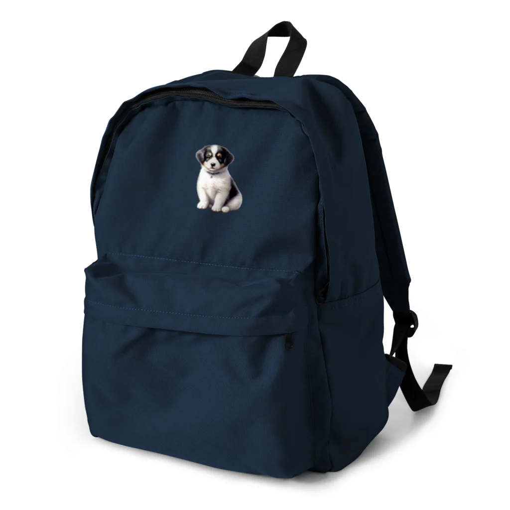 pondLeisurelyの愛らしい子犬 Backpack
