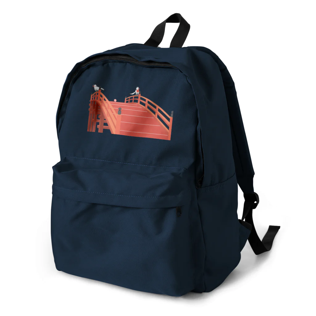 Amiの狐の赤太鼓橋 Backpack