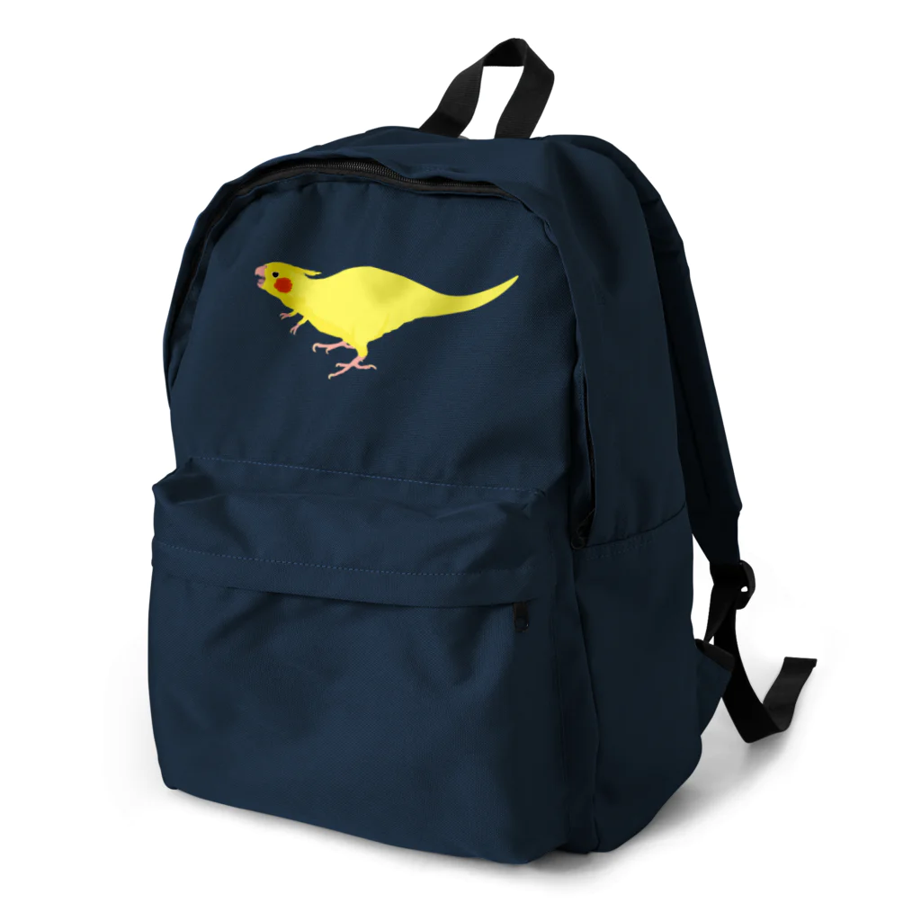 ことりちゃんの小鳥は恐竜だよ！リュックサック（オカメインコルチノー） Backpack