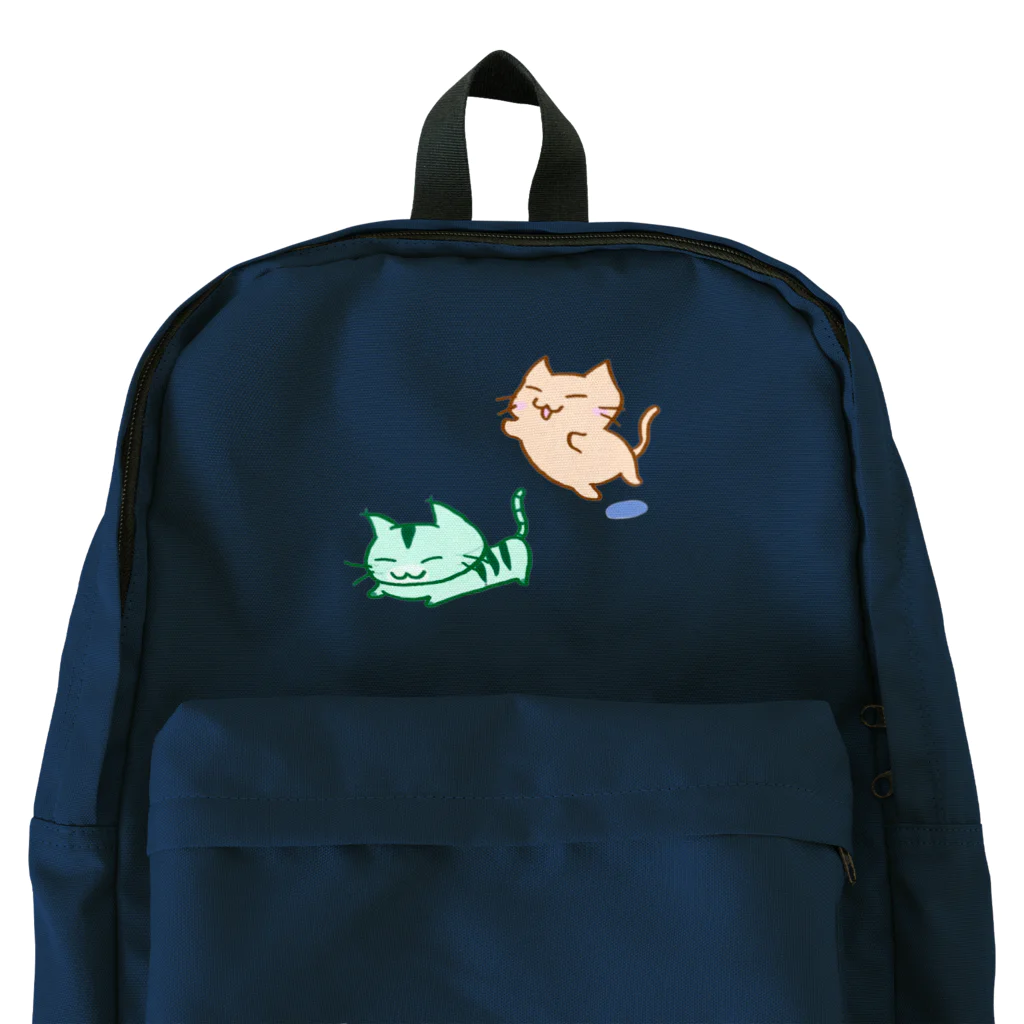 まりにゃんずのじゃれる まりにゃんず (フチなし) Backpack