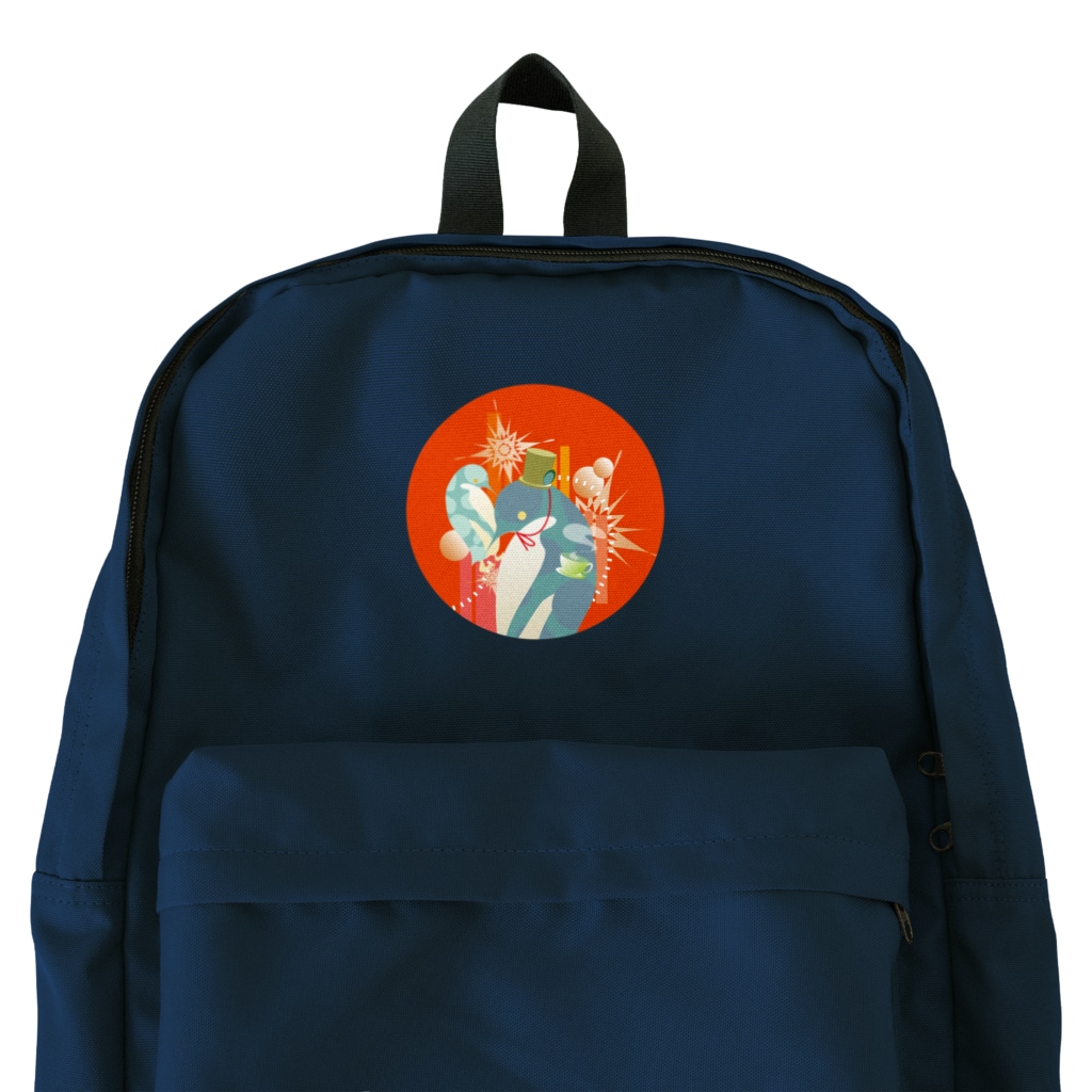 ペンギンパカリのペンギンTeaTime（赤） Backpack