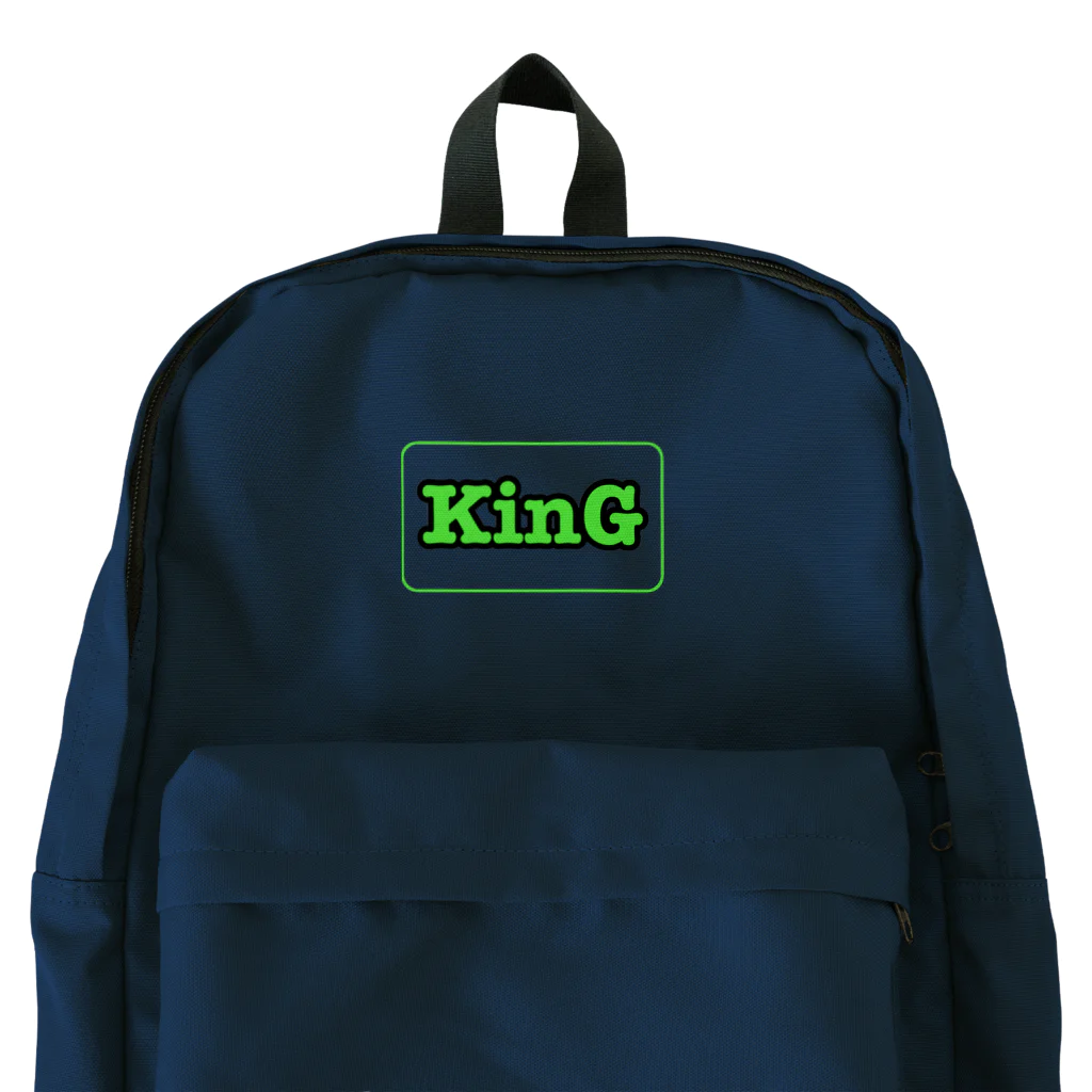 KinGのKinG 黒フチロゴシリーズ リュック