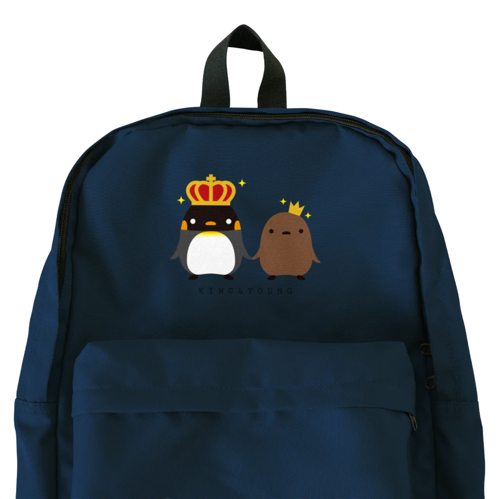 まるいペンギンの店のKING ＆ YOUNG Backpack