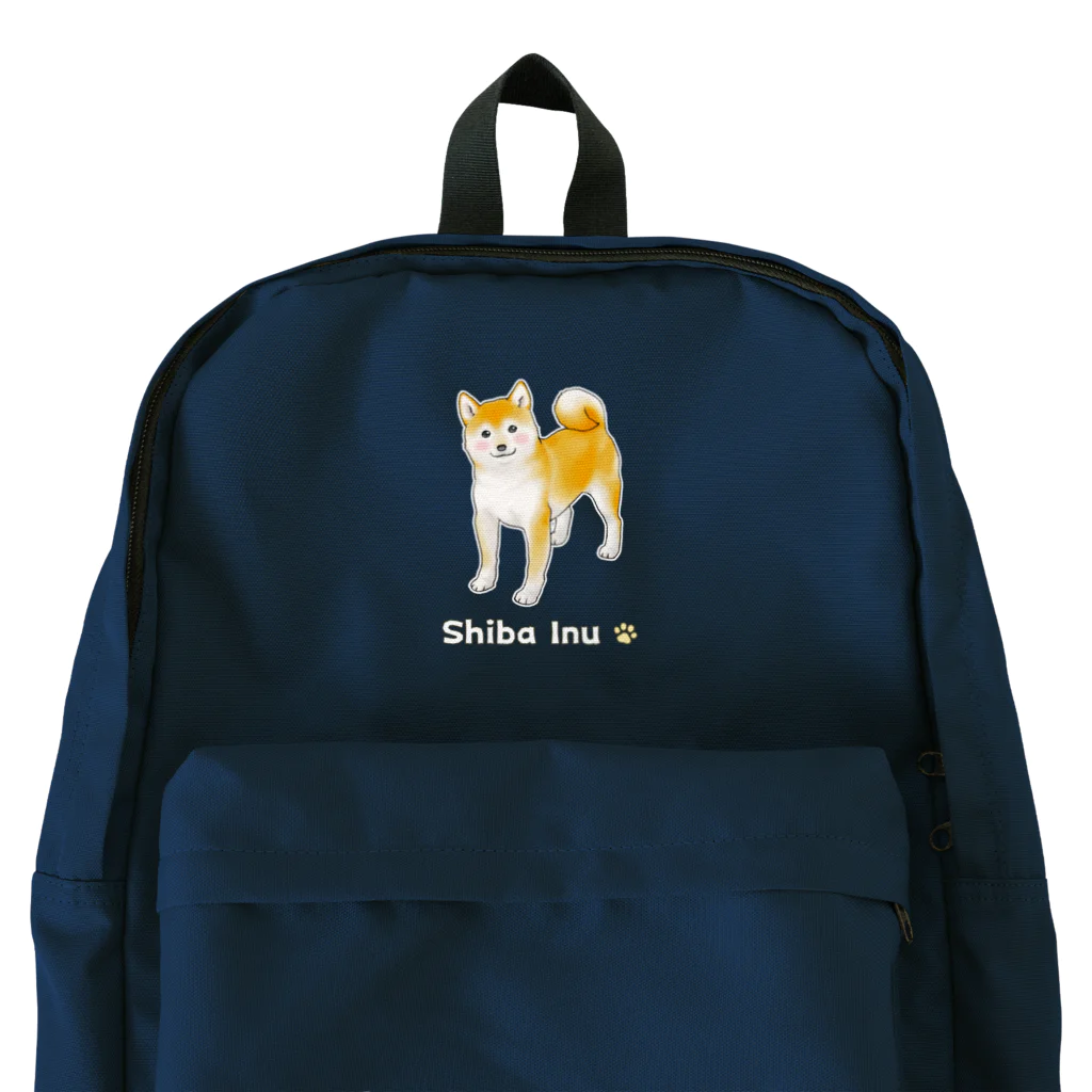 Shiba Inu Streetのちょっと照れている柴犬 Backpack