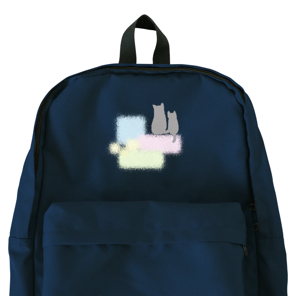 気ままに創作　よろず堂の春色ねこ Backpack