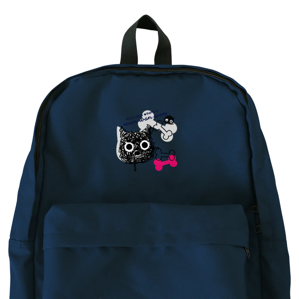 イラスト MONYAAT のCT107 もじゃもじゃ★ぱっふん*wanwanwanA Backpack