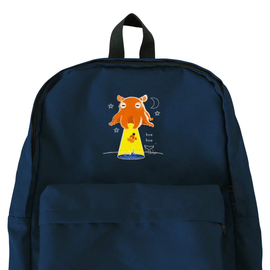 イラスト MONYAAT のたこさんwinなーとメンダコUFO Backpack