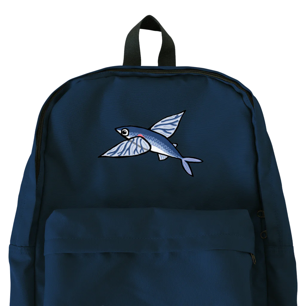 魚長～UoChou～のトビウオ気持ちよく飛んでます Backpack