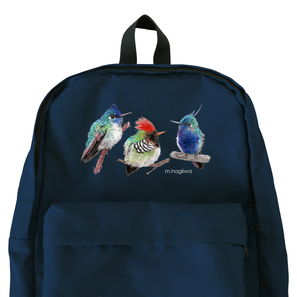 萩岩睦美のグッズショップのリュック　ハチドリ Backpack