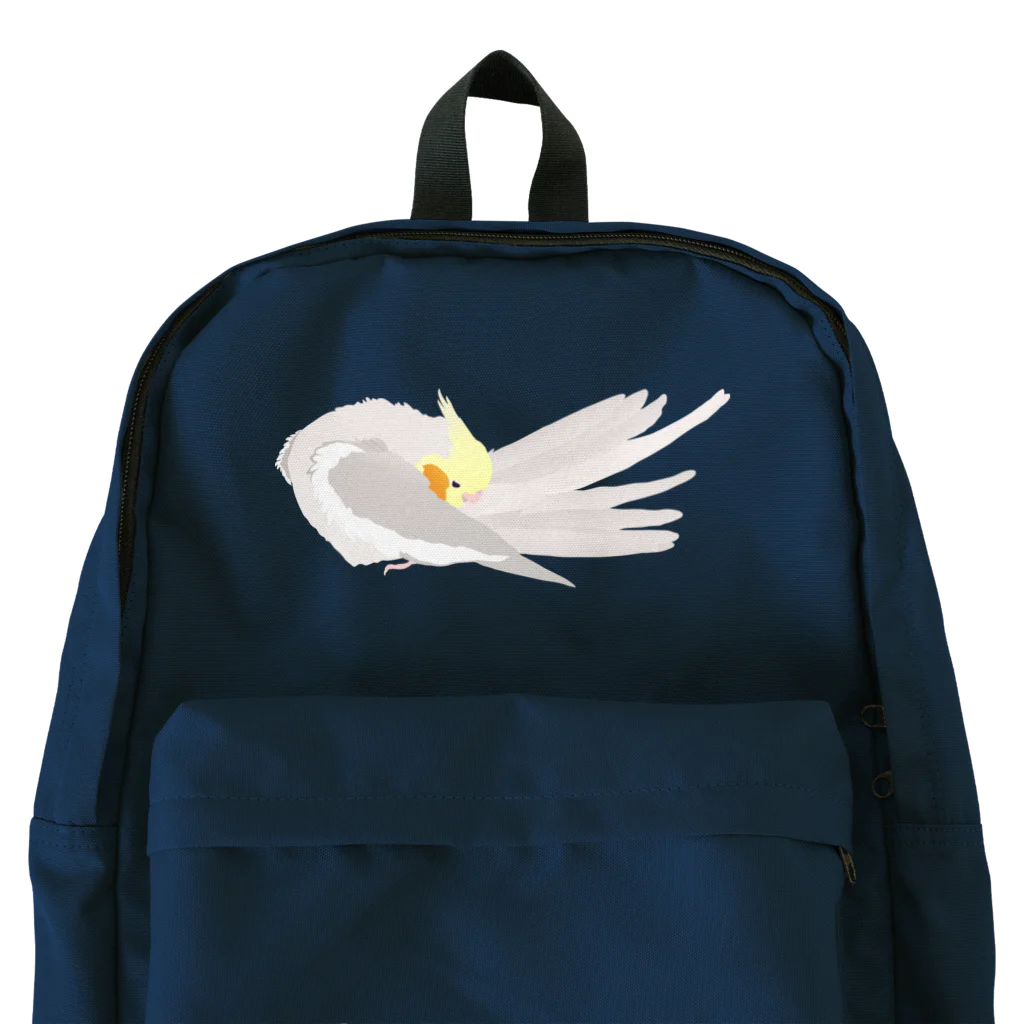 ことりちゃんのもふもふ羽づくろうオカメインコ（シナモン） Backpack