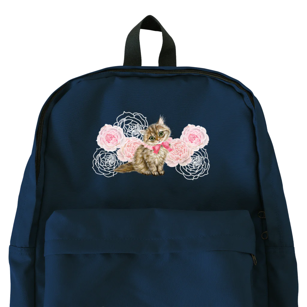 Ａｔｅｌｉｅｒ　Ｈｅｕｒｅｕｘの薔薇とチンチラゴールデン Backpack