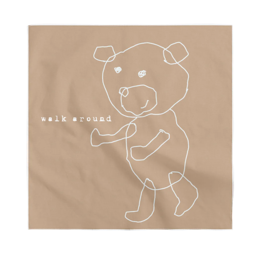 charlolのwalk around ベージュ Bandana