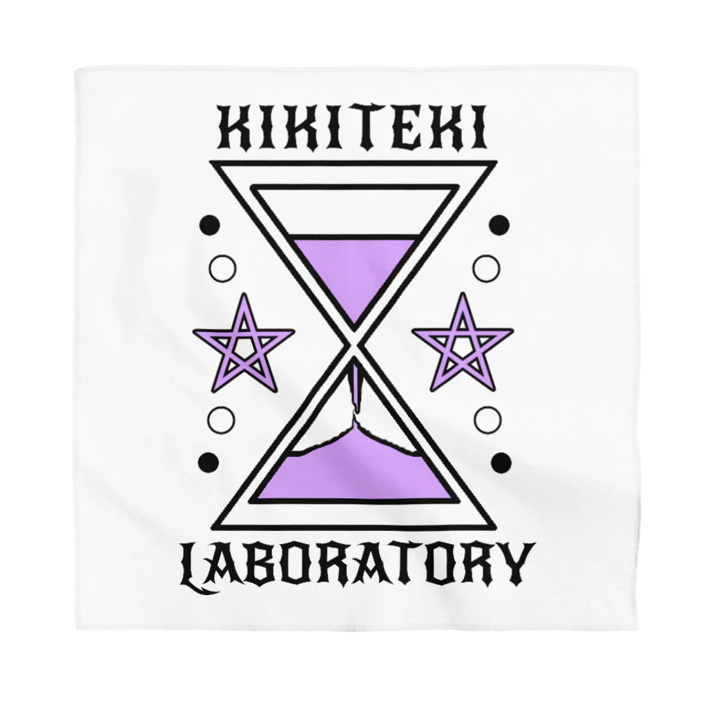 KIKITEKI_LABORATORYの砂時計 薄紫 バンダナ