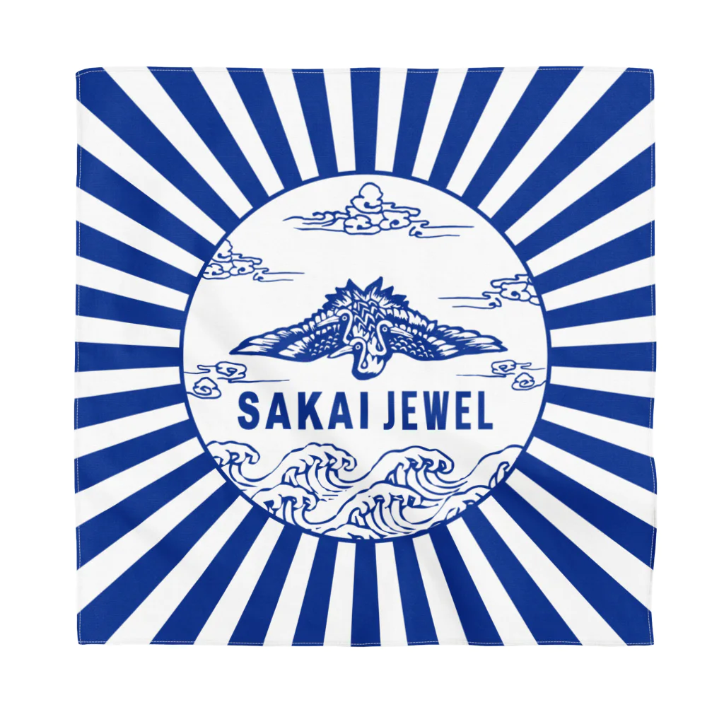 KanakoNezzzのSAKAI JAPAN 藍 Bandana