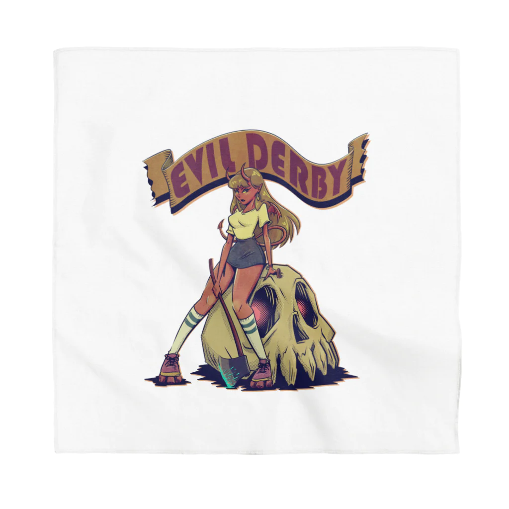 nidan-illustrationの"Evil Derby" Bandana