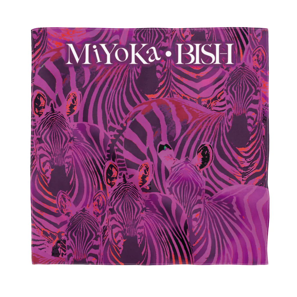 MiYoKa-BISHのShockingPink Zebra by MiYoKa-BISH バンダナ