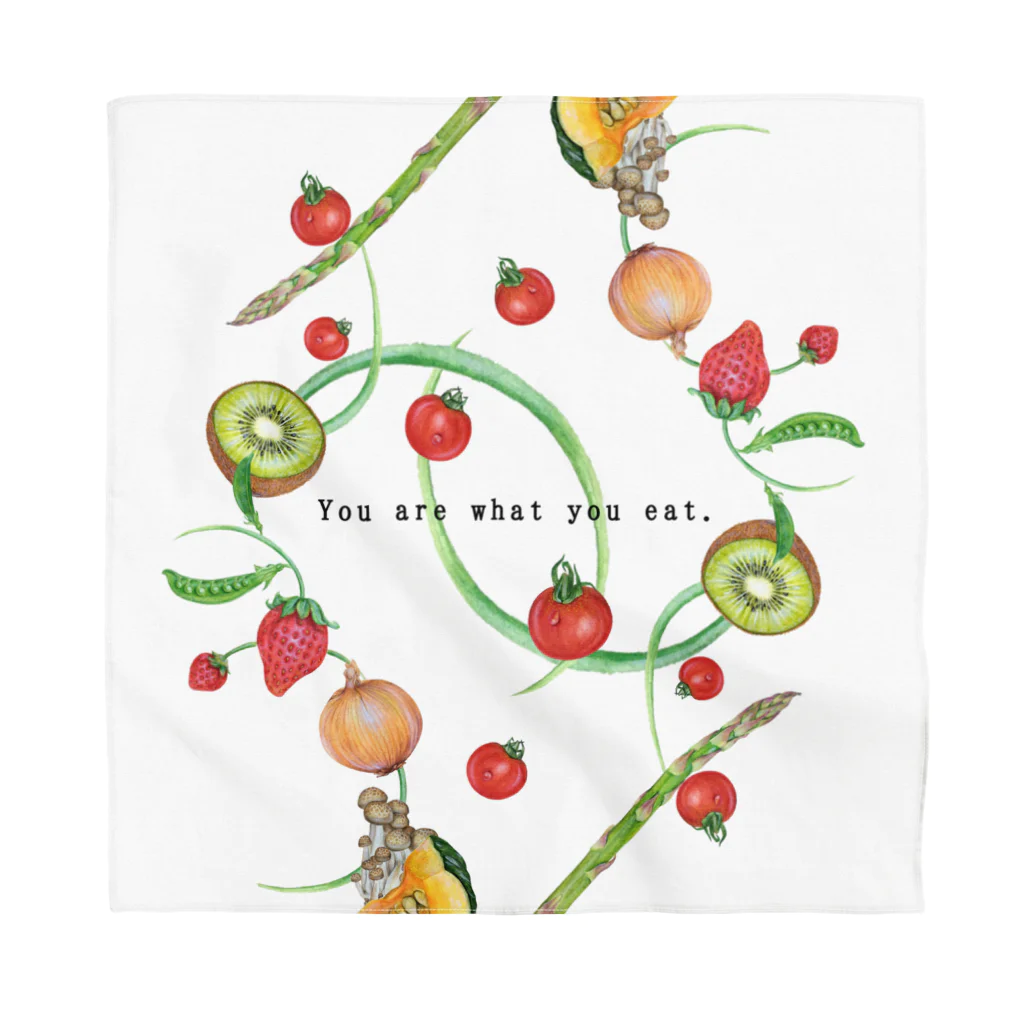 idumi-artのYou are what you eat. Bandana