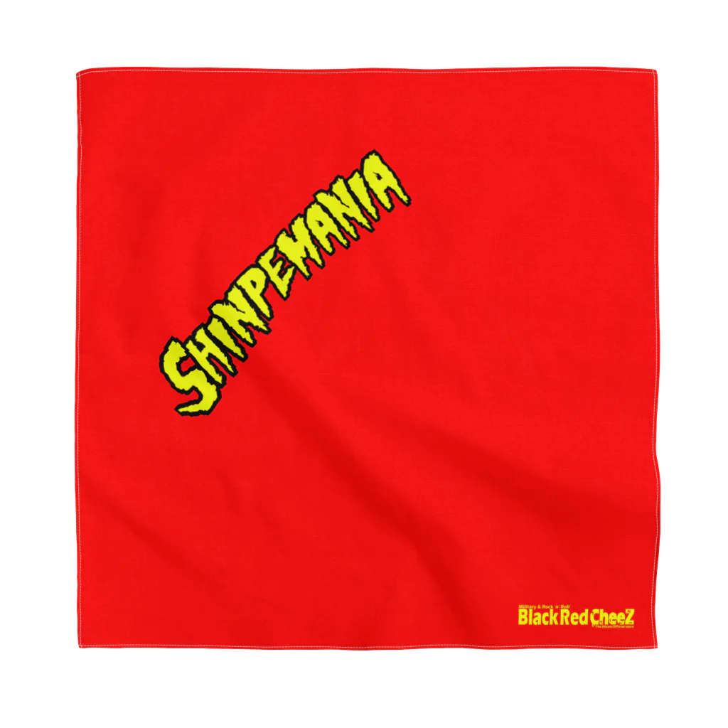 BlackRedCheeZのThe3Gunz／SHINPE MANIA バンダナ Bandana