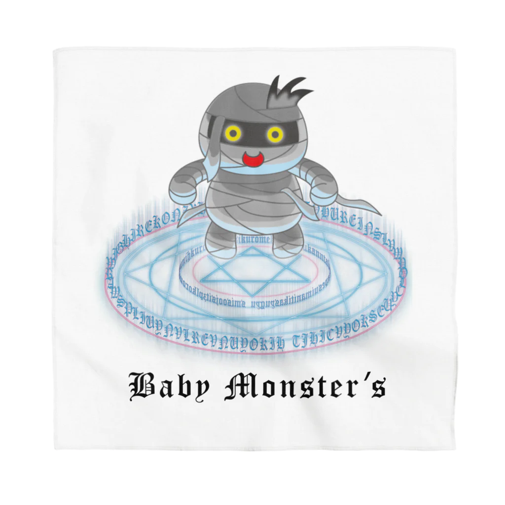 かいほう屋のBaby　Monster’ｓ「ミイラ君」 バンダナ