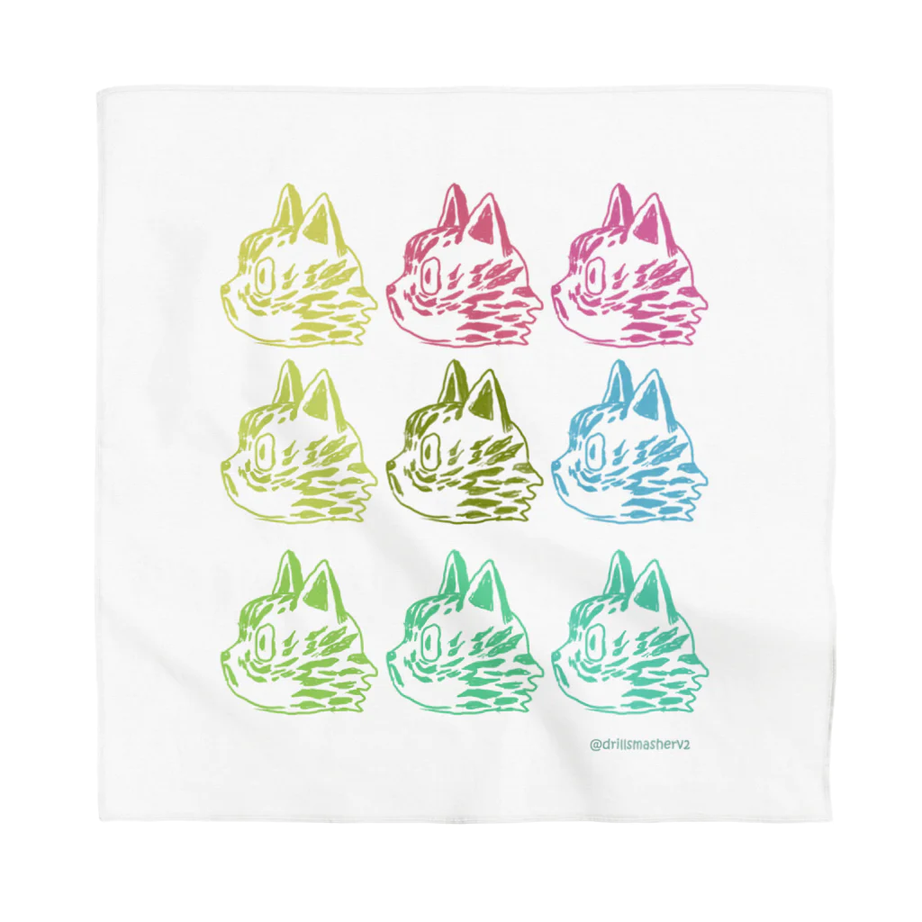 ちゃちゃちゃぶらざーずのなないろねこ Bandana