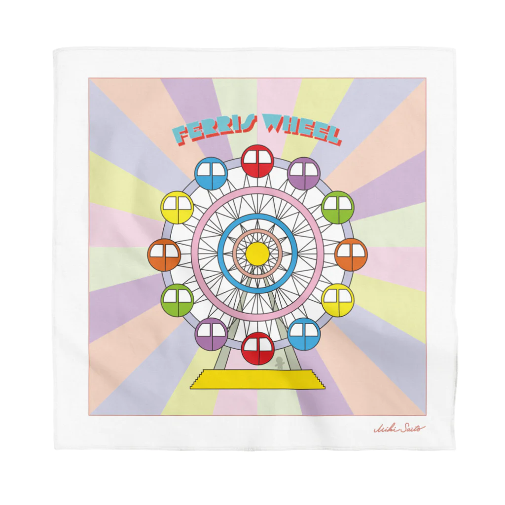 Beagle & BearのFerris wheel Bandana