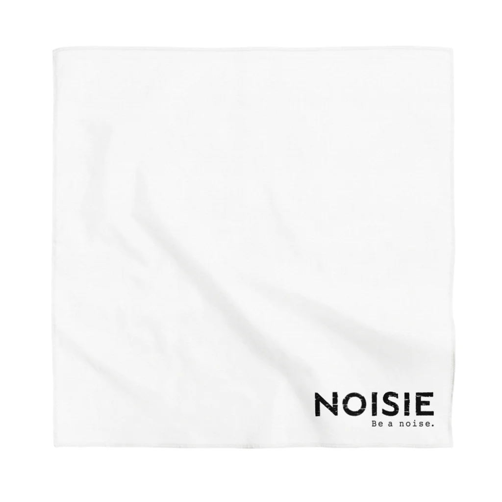 noisie_jpの『NOISIE』BLACKロゴシリーズ バンダナ