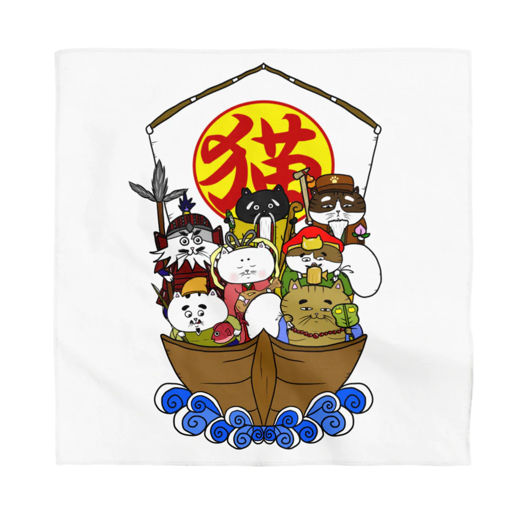 にゃんまるけのにゃん福神 Bandana