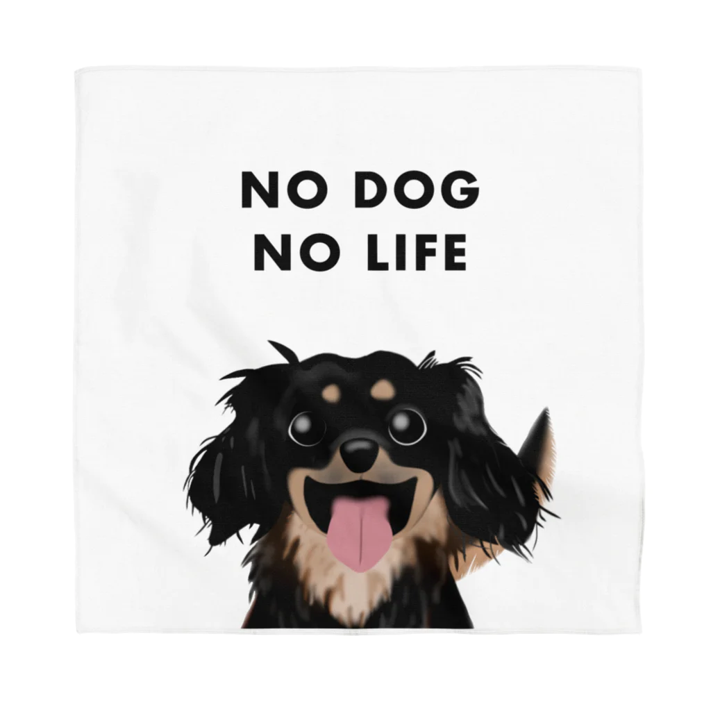 わかばックス工房のNO DOG NO LIFE ♡ バンダナ