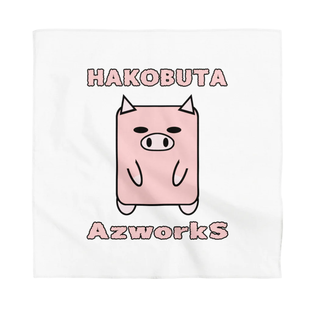 Ａ’ｚｗｏｒｋＳのハコブタ（ピンク） Bandana