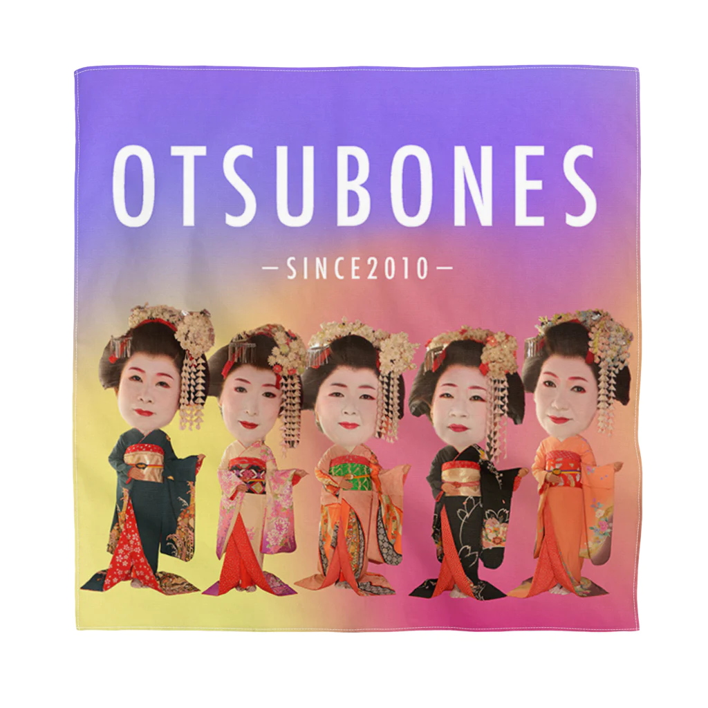 舞妓グッズ専門店『オツボネーズ』のOTSUBONES ステッカー Bandana