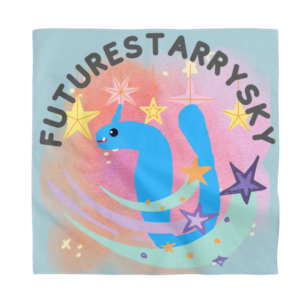 Future Starry Skyの青いドラゴン🐉 Bandana