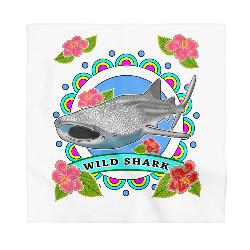 かいほう屋のWILD SHARK  ジンベエザメ バンダナ