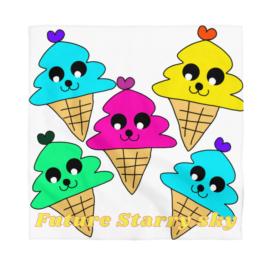 Future Starry Skyのソフトクリーム🍦 Bandana