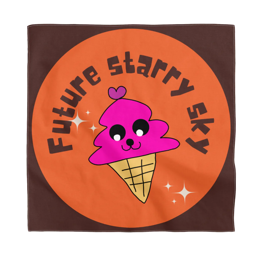 Future Starry Skyの苺ソフトクリーム🍓 Bandana