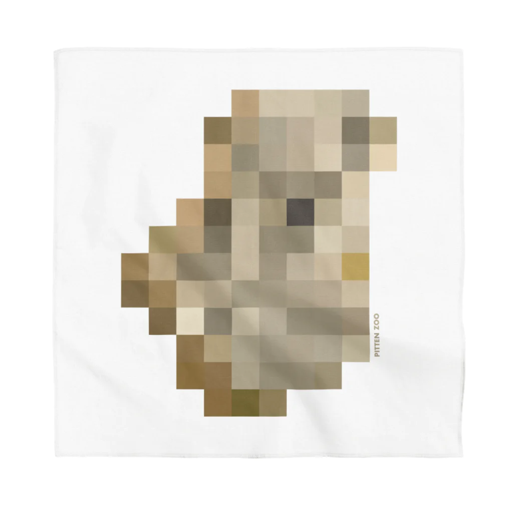 PITTEN PRODUCTSのPIXEL_ANIMAL_04(KOALA) バンダナ