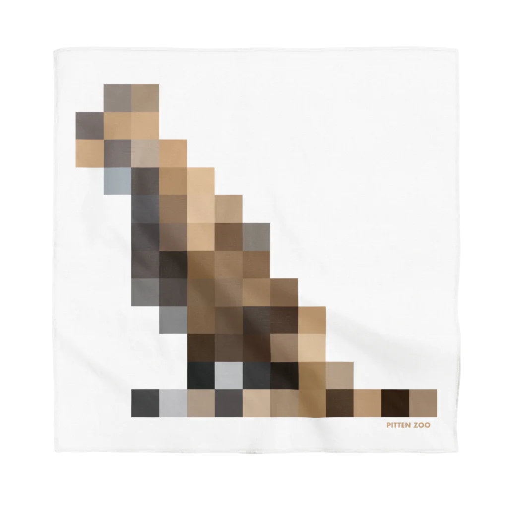 PITTEN PRODUCTSのPIXEL_ANIMAL_10(CHEETAH) バンダナ